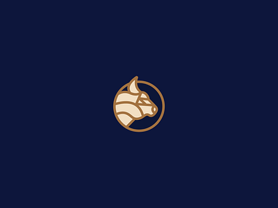 Mentoro Financial Advisors brand identity branding bull design gold illustration logomark toro