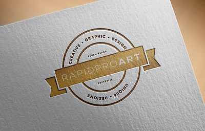 Rapid pro art logo graphic design logo luxury brand luxury logo