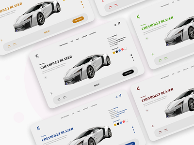 Car landing UI design landing page minimal modern simplicity ui ux ux design web web design website concept