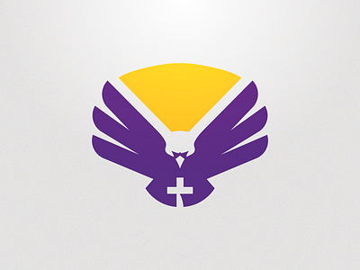 CHCA Eagles Opt. 2 branding christian cross eagle mascot sports