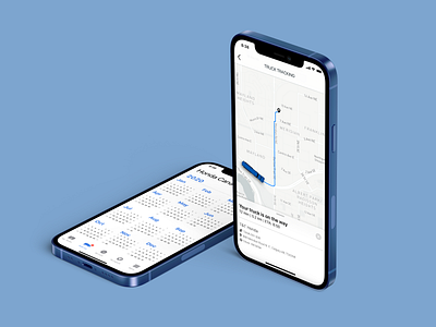 Truck Tracking App app calendar clean clean ui delivery delivery truck design map maps minimalist mobile mobile app schedule service sketch tracking tracking app truck ui ux