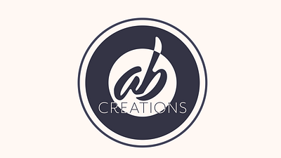 AB Creations branded branding business creation design flat icon illustrator logo minimal photo photographer photography vector