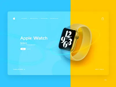 Apple Watch branding design flat graphic minimal typography ui web webdesign website