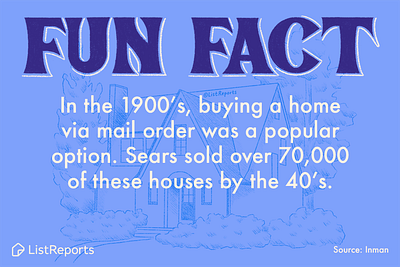 Fun Fact 1900s blueprint fun fact home house line drawing real estate