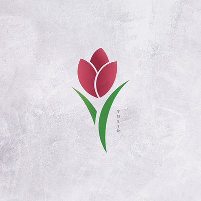 Tulip branding illustration logo tulip vector