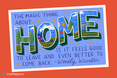 Home home house passport postcard travel trip vacation wendy wunder