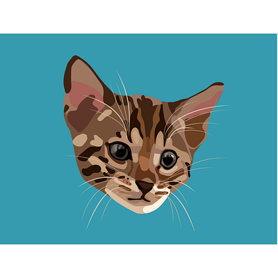 Richard the Kitten animals art cartoon cat character cute design digital drawing icon illustration kitten logo mobile ui ux