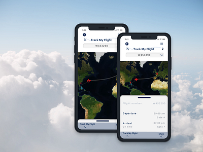 Flight Tracker daily ui dailyui dailyui020 dailyuichallenge