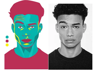 sketch practice faces 1 art comic art design digital painting digital portrait digitalart flatdesign illustration photoshop postrait
