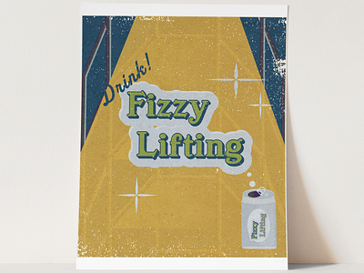 Fizzy Lifting Drink (Willy Wonka & The Chocolate Factory) adobe illustrator brand design branding design fizzy lifting drink graphic design illustration illustrator retro vintage willy wonka