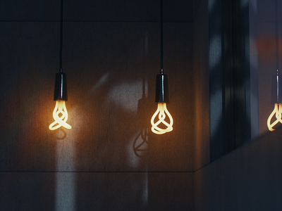 Light bulb love! 3d archviz art cgi