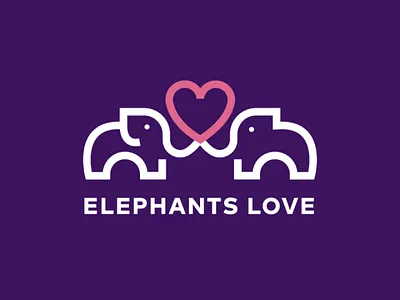 Elephants love logo brand branding designlogo graphicdesign graphicdesigner graphics illustrator logo logodesign logodesigner logodesigns logodesinger logoinspiration logoinspirations logologo logomaker logomark logos logotip logotype