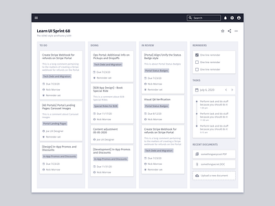 Enterprise UI Grayscale Wireframe enterprise ux grayscale project management tool wireframe wireframe design