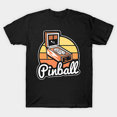 Pinball Shirt Retro Classic Pinball Gifts For Men Arcade