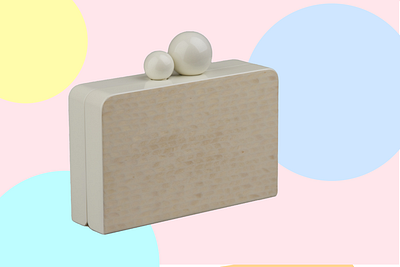 Snow White Clutch by Klätch 3d printed 3d printer adobe illustrator adobe photoshop adobe xd adobe xd design adobexd cnc design environmental design fashion design industrial design product design productdesign