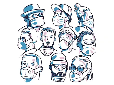 Make Sure You Count 2020census animation animation after effects covid19 editorial illustration facemask illustration nyc nycillustrator textanimation