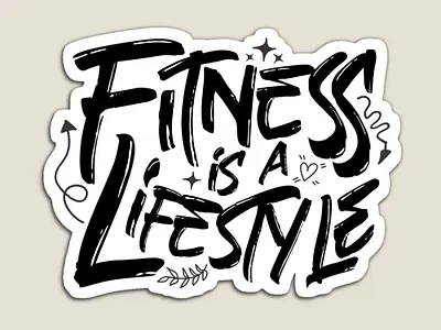 Fitness is a Lifestyle Typography. fit fitness fitness is a lifestyle healthy life lifestyle typography typography art