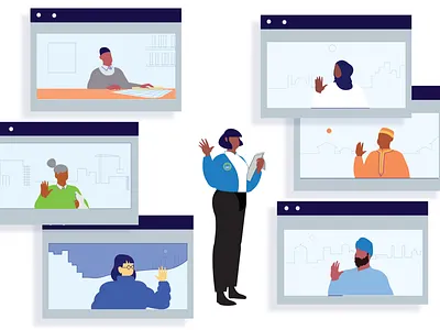 GLobal illustration illustrator vector visual storytelling