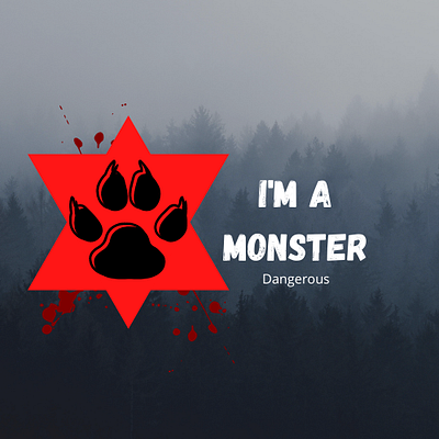 I m a monster branding design logo logodesign