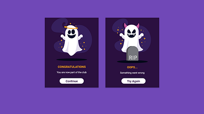 DailyUi - 011 - Flash Message (Error/Success) app daily 100 challenge daily ui dailyui dailyuichallenge dark ui design error flash message flashcards graphic design illustration success ui ux web website