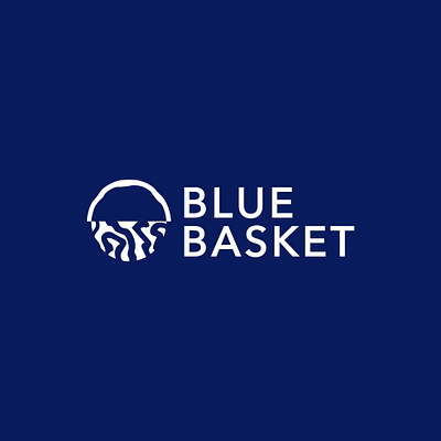 Logo design for Blue Basket basket boho branding chic construction design icon japan japanese culture logo minimal vector