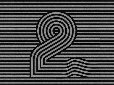 36daysoftype challenge 2020 number TWO 2 36 days of type 36dayoftype alphabet logo alphabet typography art art direction artist artwork calligraphy challenge concept art concept design design art graphic design line art logos logotype poster art typo typography design