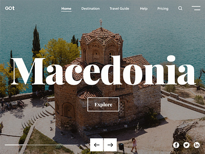 MACEDONIA TIMELESS app branding design graphic design illustration logo macedonia timeless travel typography ui ux vector web design