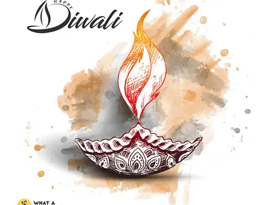 Happy Diwali 2020 celebration celebrations creative diwali diwali 2020 diya enlightenment festival of lights happy diwali illustraion indian festival lamp lights what a story wishes