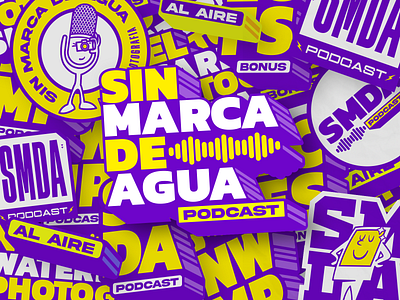 Sin Marca de Agua - Photography Podcast brand branding character graphic design logo logo design logodes logodesign logos photography podcast