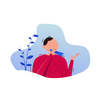 Eyes Wide Shut blue design eyes illustration person pink red vector