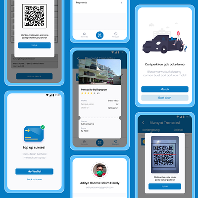 #Showcase - ParkingKuy app design minimal mobile ui ui design ux