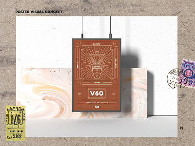 Visual Concept Into Poster art creative design graphic design illustration illustration design layout layout design layout exploration type typography