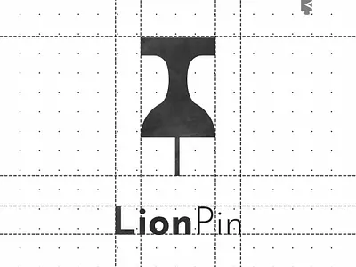 LionPin Sketch brand brand design brand identity branding design goldenratio graphicdesigndaily illustration lion logo logo design logoconcept logodesign logoinspire logonew logos logotype pin sketch typography