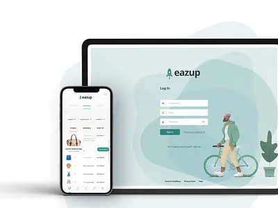 Eazup ecommerce ecommerce app ui ux web platform website