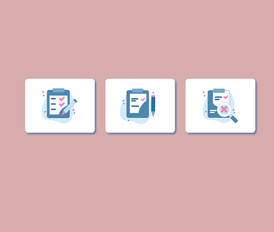 Inspection Icons icons illustration mobile app ui