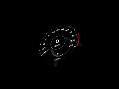 Speedometer Concept (Motion Design, Sound ON) acceleration automobile automotive automotive design automotive dial car cluster dial digital driving gauge instrument interface motion motion design speed ui ui ux uiux vehicle