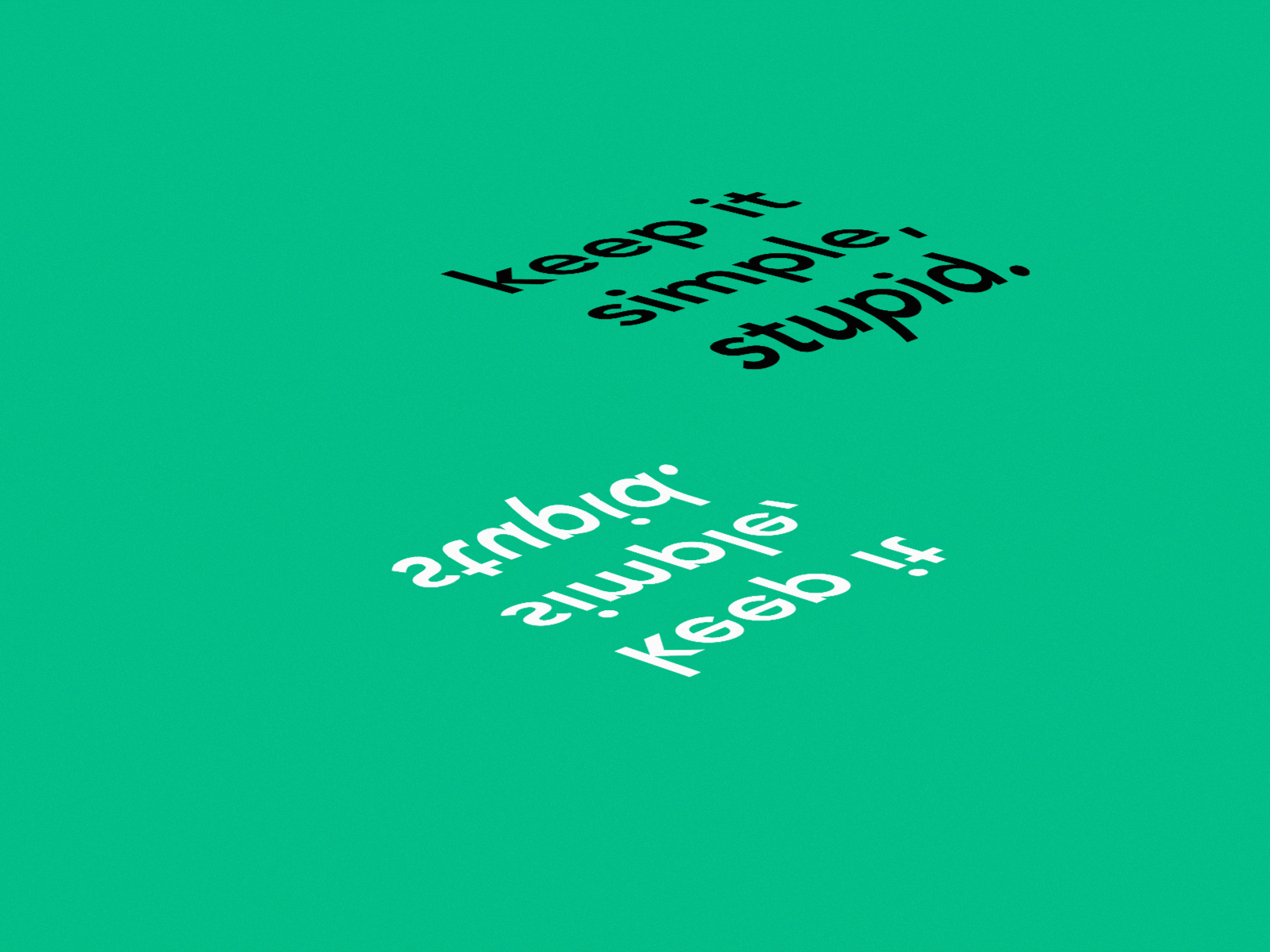 Keep it Simple, Stupid. 3d after effects animation cinema4d design illustration loop