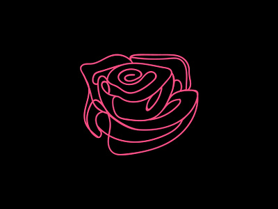 Line Roses branding design flower flower illustration flower logo graphic design illustration illustrator line art logo minimalist logo rose vector