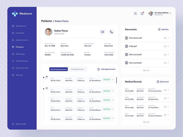 MediCare - Doctor Booking Web App by Shahin Srowar🚀 for Respogrid on ...