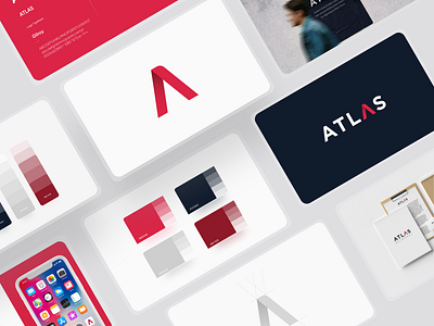 ATLAS- Brand Guidelines brand brand agency brand design brand identity brandbook branding branding design clever guidelines identity design logo design logodesign logomark logosystem logotype minimalist logo popular redesign startup branding wordmark