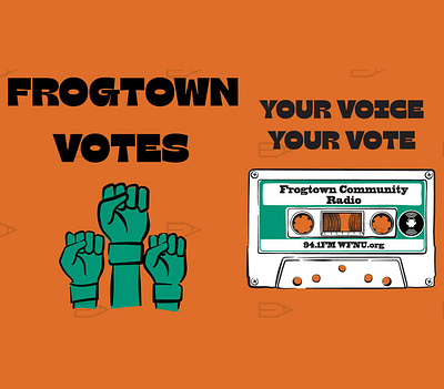 FrogTown Votes adobe illustrator apparel design design illustration t shirt design