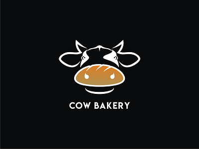 Cow Bakery branding design doublemeaning dualmeaning illustration logo