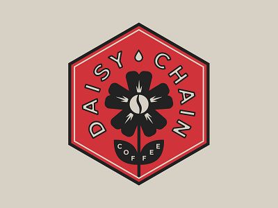 Daisy Chain Coffee branding coffeeshop des moines logo