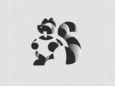 Squirrel? animal bw camouflage cloak cloaking coconut disguise guaxinin logo logo design mask masquerade negative space nut raccoon robber squirrel thief veil veiling