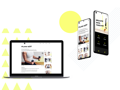 Action Team Fitness web app branding design fitness app minimal sports ui web website