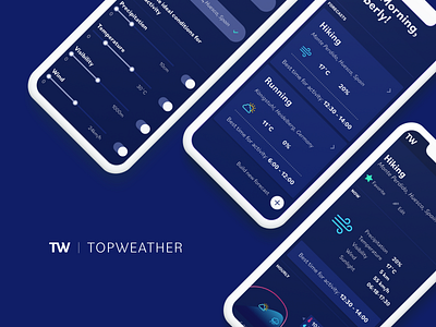 TopWeather app app branding design logo minimal ui ux web website