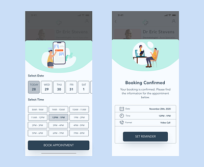 Online Doctor - Book Appointment appointment booking book appointment booking doctor ui medical app online doctor ui ui ux