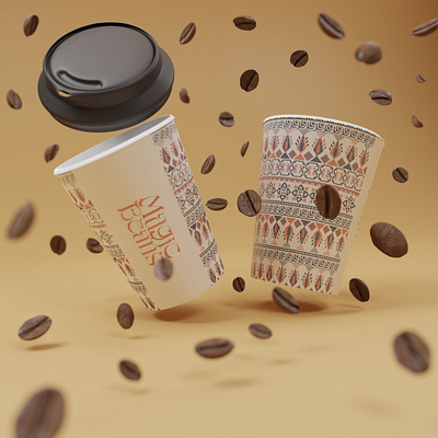 Magic Beans 3d art blender blender 3d blender3d brand brand identity branding design illustration logo packaging packaging design pattern typography