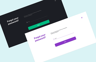 Forgot Password screen black black white black and white clean dark design forgot password green light minimalist design minimalistic purple ui ux web design