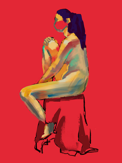 Figure Drawing1 digital digital illustration digitalart figure drawing girl illustration